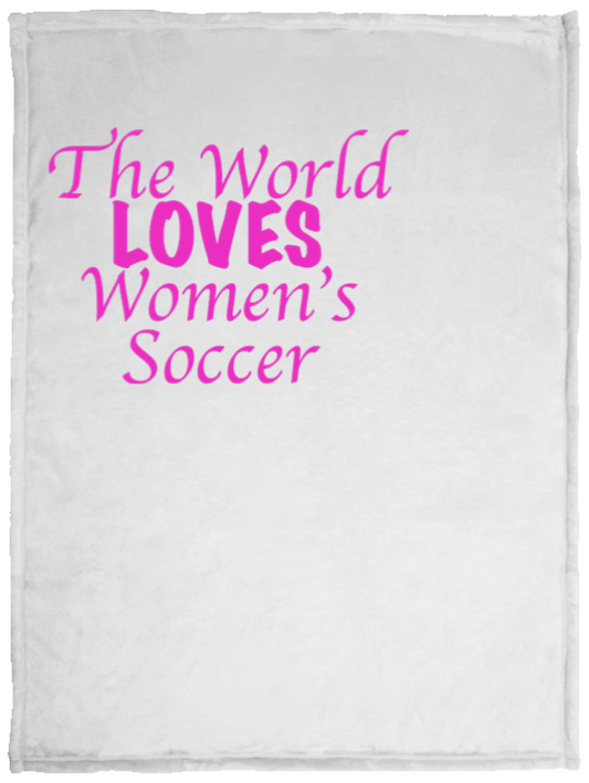 Soccer World Cozy Plush Fleece Blanket - 30x40