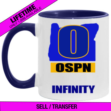 OSPN Infinity Mug BLUE - LIFETIME SUBSCRIPTION